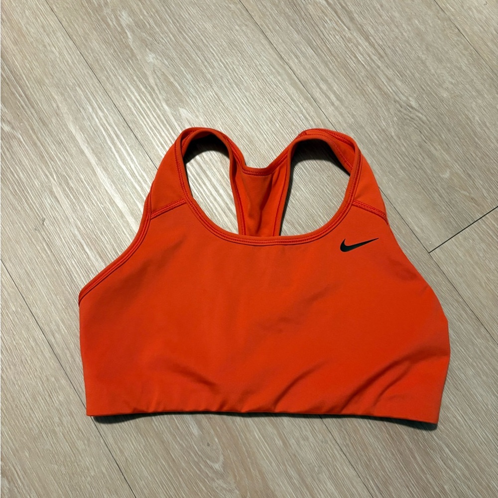 Nike Women's Bright Orange Sports Bra